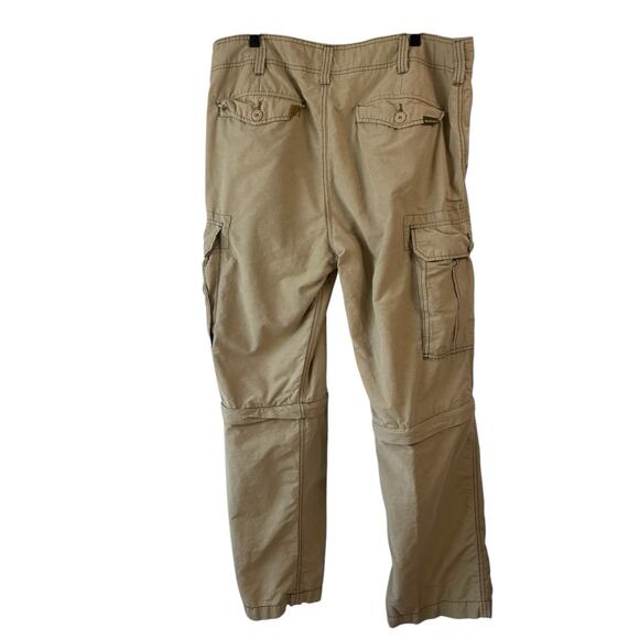 Vintage Y2K Wearfirst Mens Cargo Convertible Pants 34x30 Grunge Hiking‎ - Picture 7 of 7